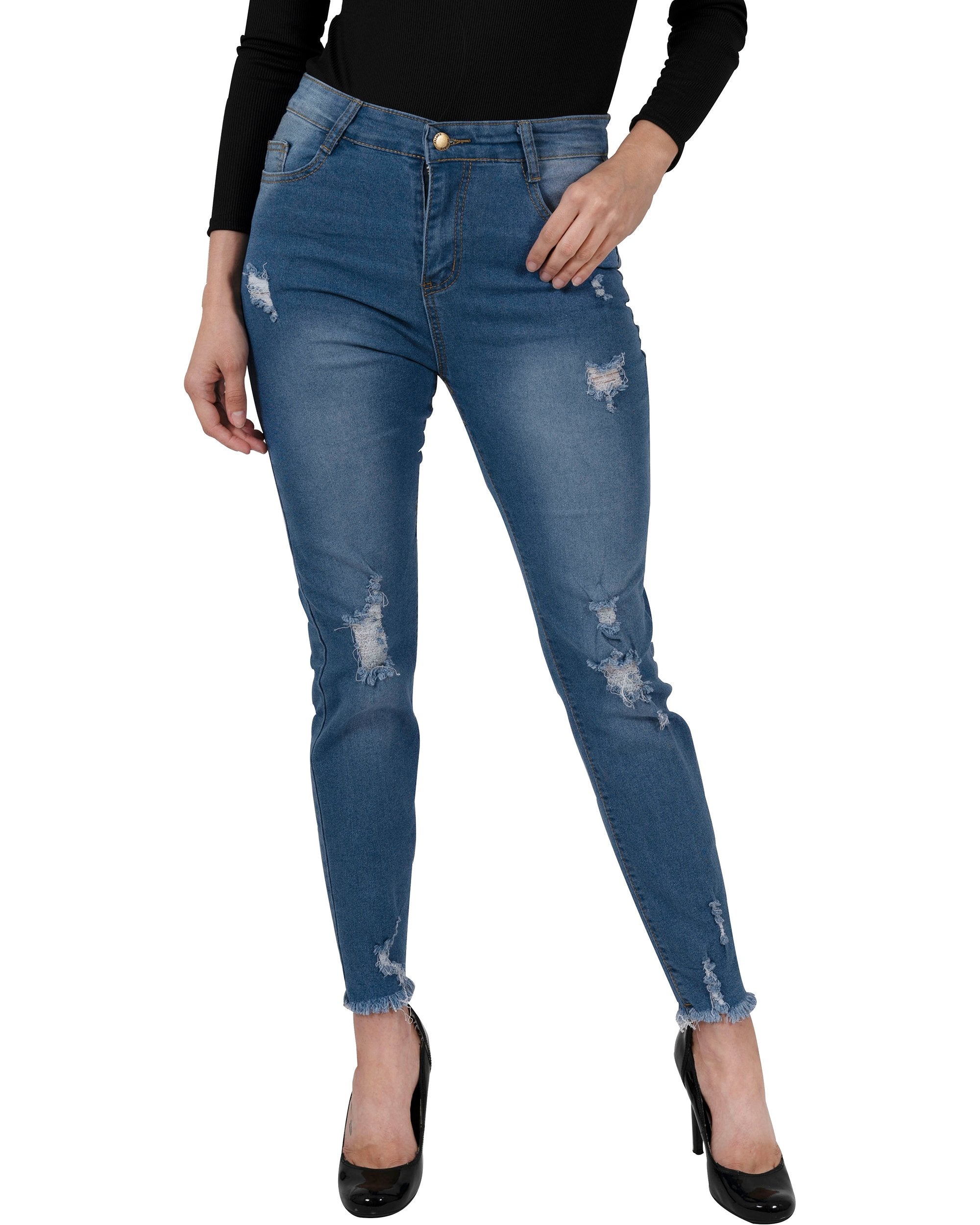 Via Rodeo High Waisted Skinny Jeans