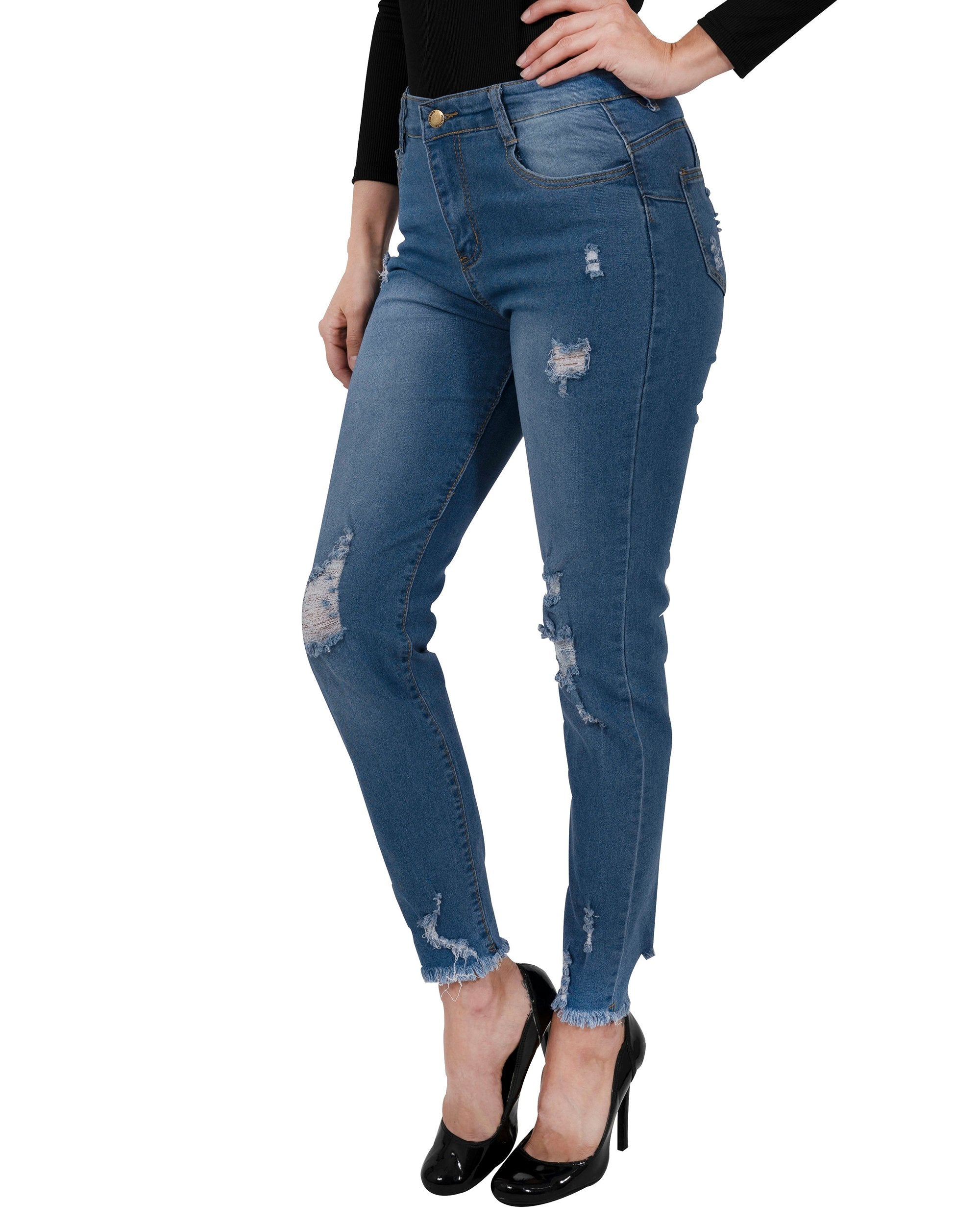 Via Rodeo High Waisted Skinny Jeans