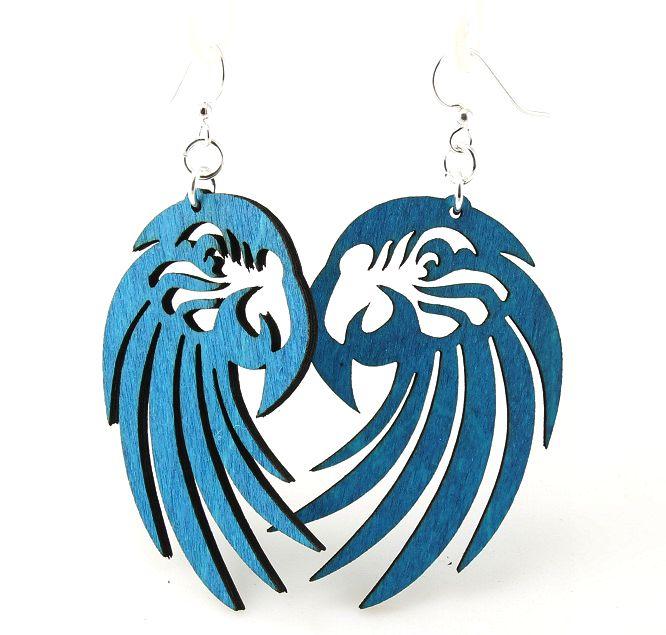 Macaw Earrings # 1063 | Red Sunflower