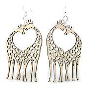 Giraffe Heart Earrings # 1069 | Red Sunflower