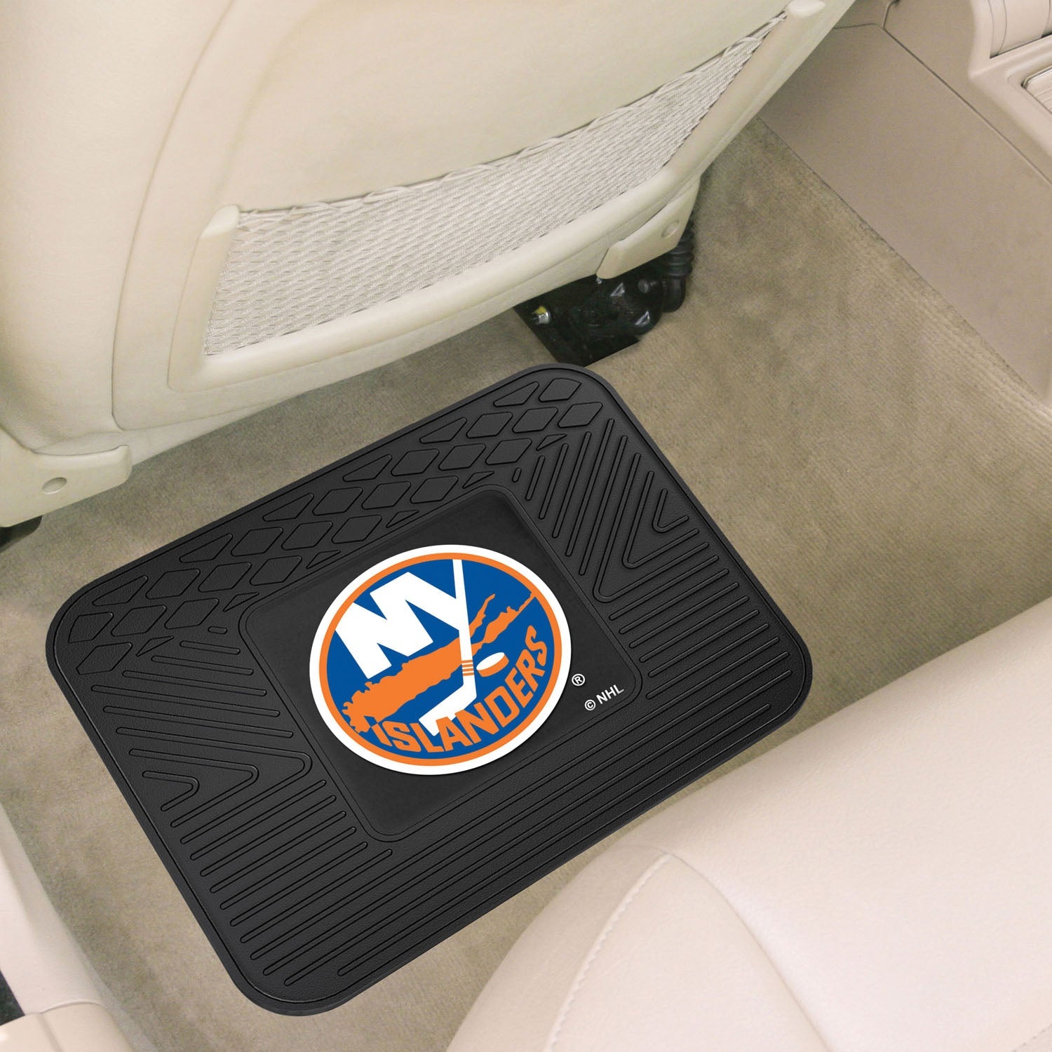 Fanmats NHL Non Skid Backseat Durable Rubber Utility Floor Mat For Car