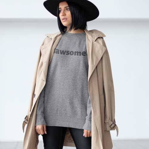 Womens Logo Flawsome Crewneck Sweatshirt