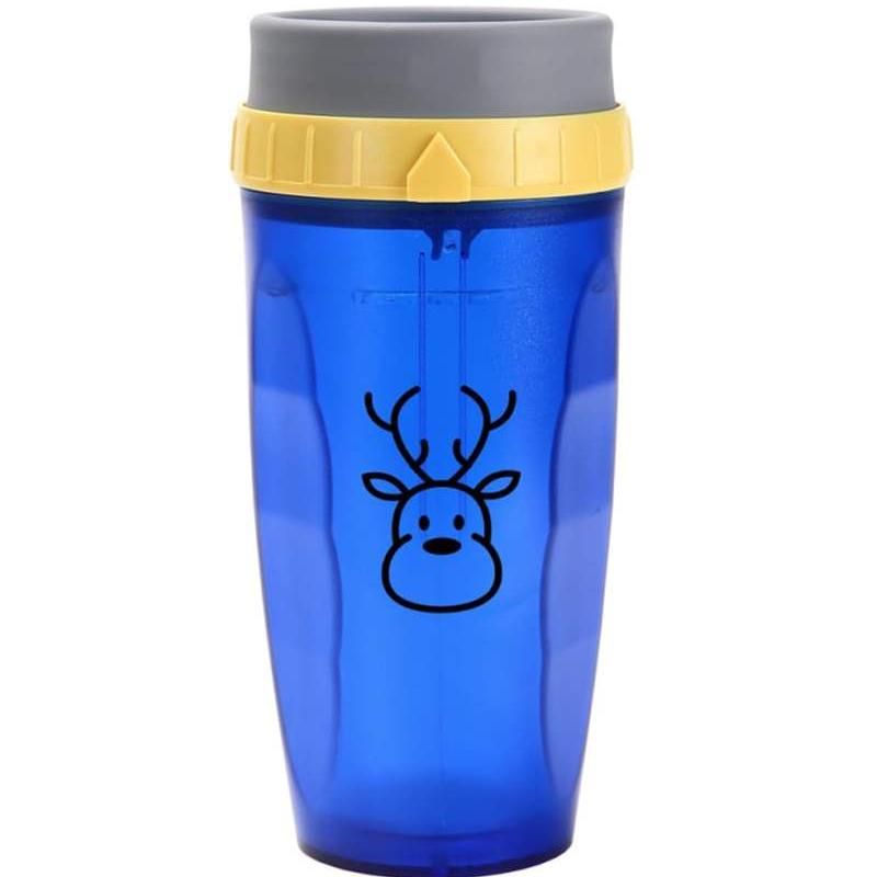 Twist & Sip Travel Mug: Non-Spill, Straw-Enabled, Double-Walled Portable Cup