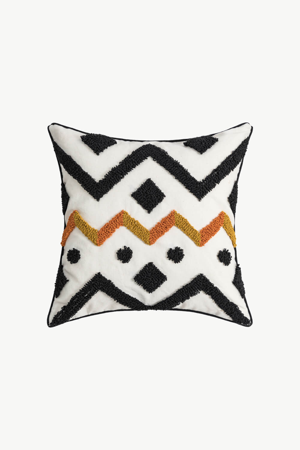 4 Picks Geometric Embroidered Pillow Cover