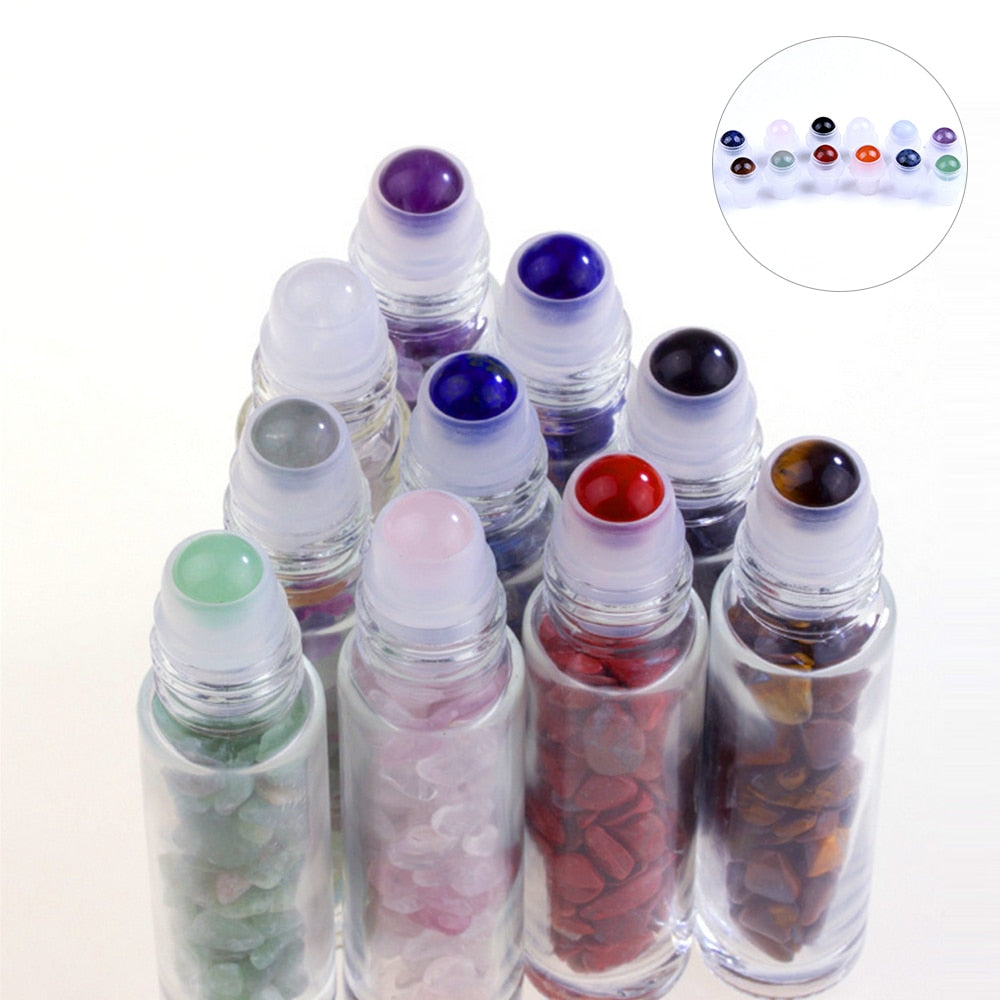 10pcs Essential Oil Bottles Roll On Roller Ball