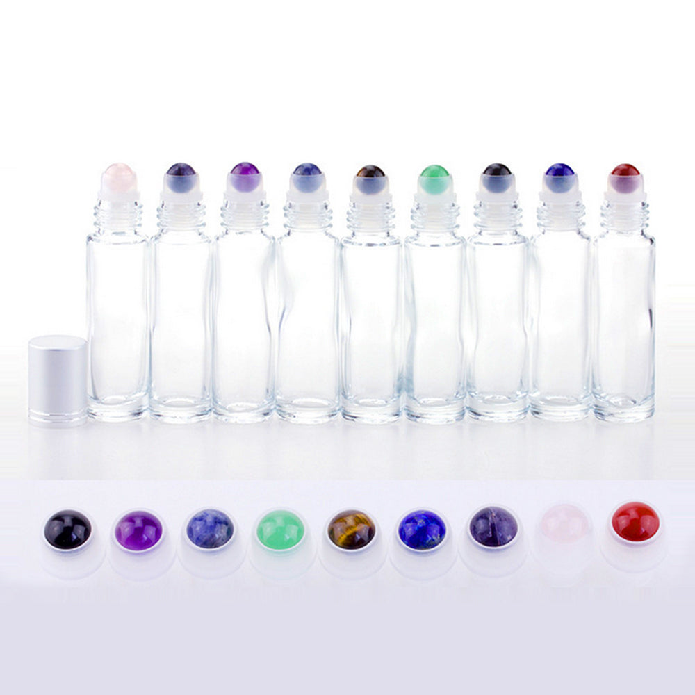 10pcs Essential Oil Bottles Roll On Roller Ball