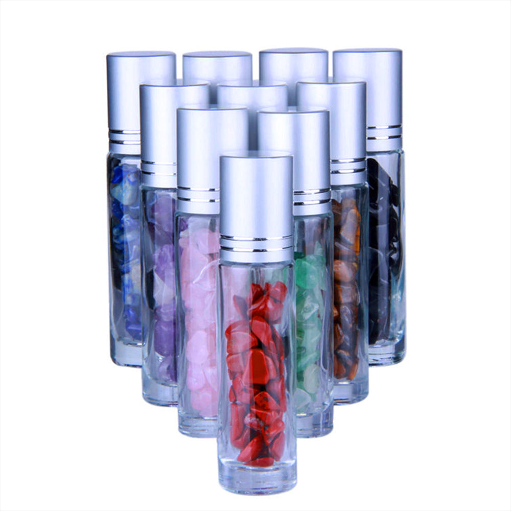 10pcs Essential Oil Bottles Roll On Roller Ball