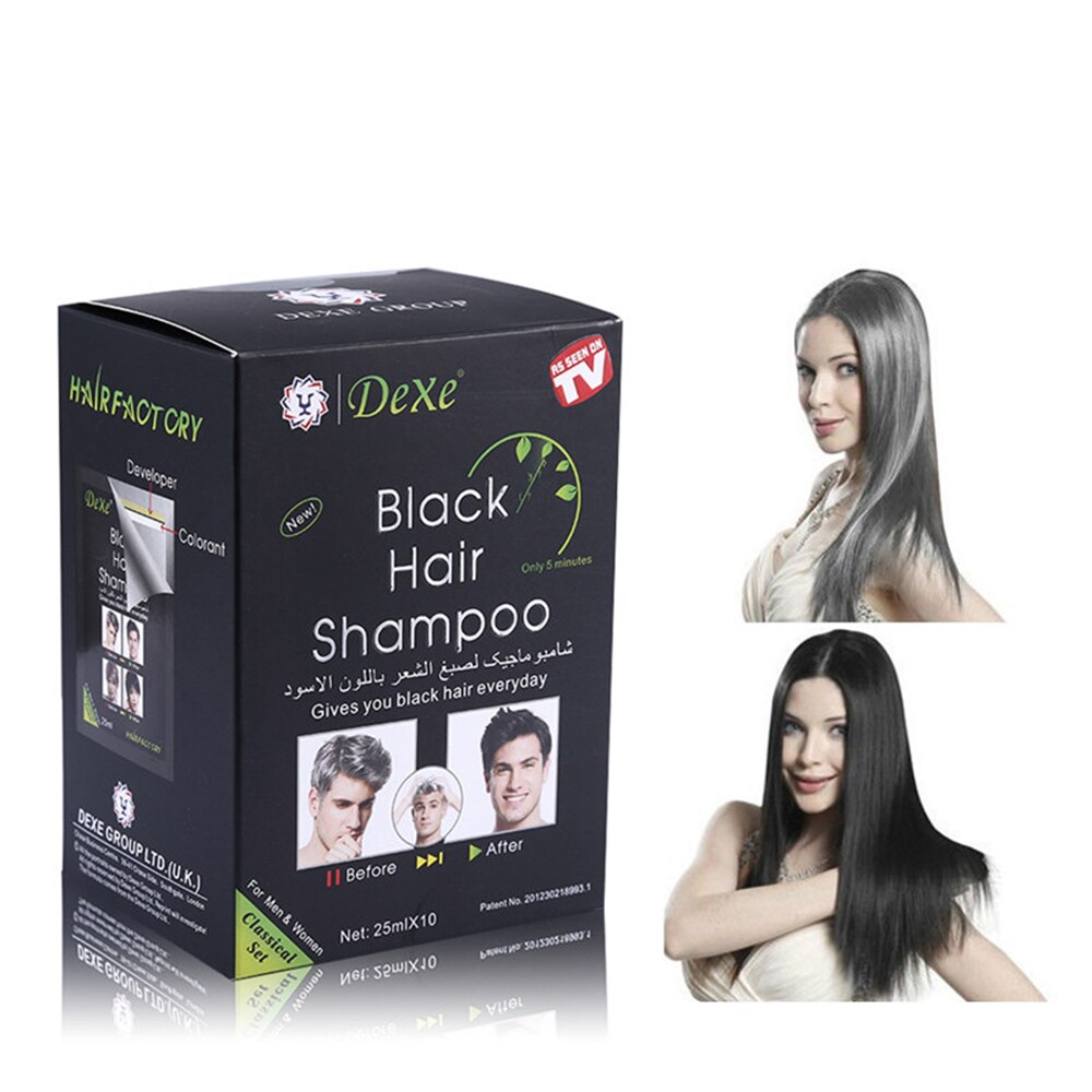 10pcs/lot Black Hair Repair Shampoo Makeup Brand | Tan Aphrodite