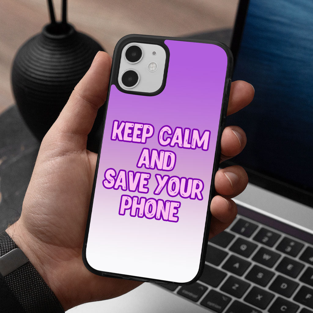 Keep Calm iPhone 12 Case - Cool Phone Case for iPhone 12 - Trendy iPhone 12 Case