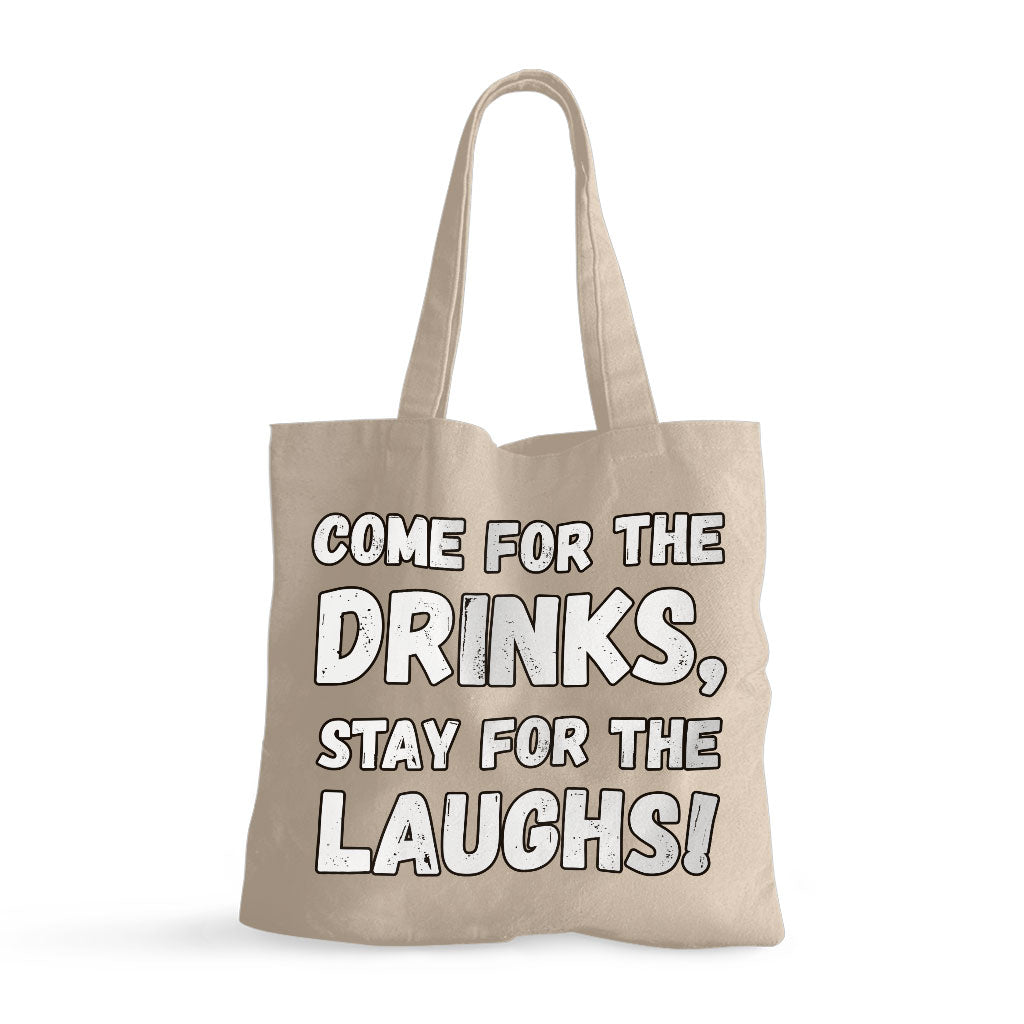 Funny Quote Small Tote Bag - Funny Saying Shopping Bag - Cool Design Tote Bag