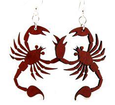 Scorpion Earrings # 1122 | Red Sunflower