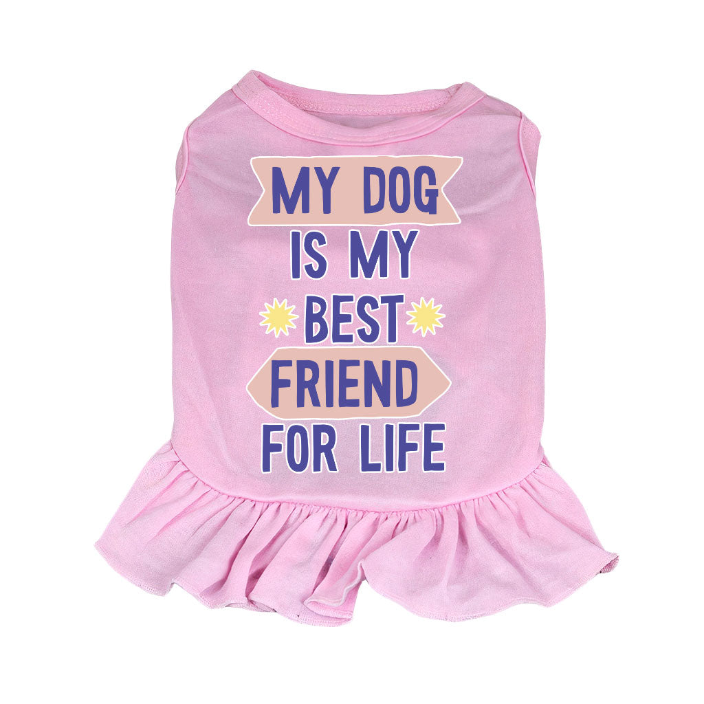 My Dog Is My Best Friend Dog Sundress - Cute Dog Dress Shirt - Art Dog Clothing