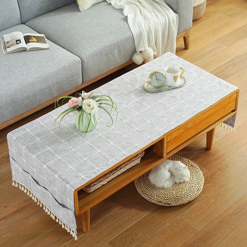 Nordic-Style Rectangular Tablecloth