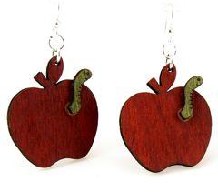 Teacher's Apple Earrings # 1180 | Red Sunflower