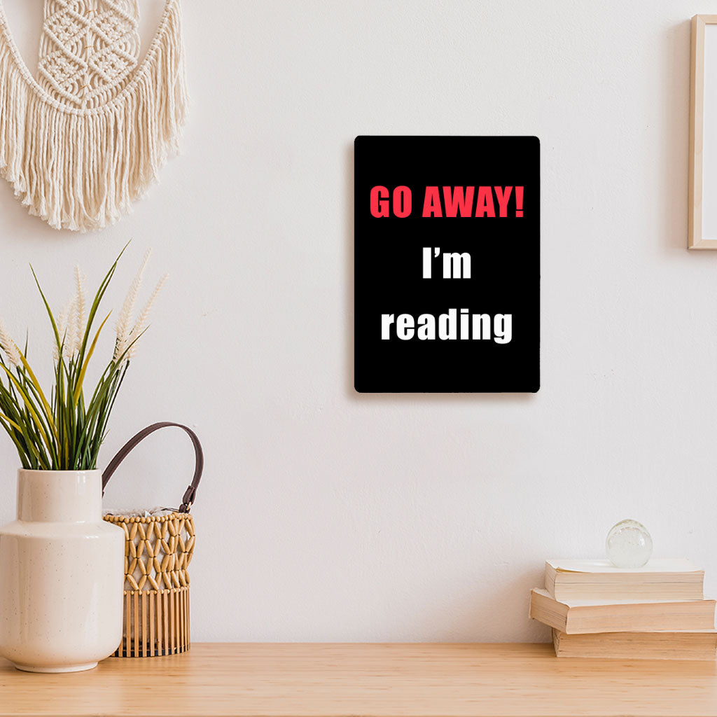 Book Lover Metal Photo Prints - Quote Prints Decor Pictures - Cool Graphic Decor Pictures