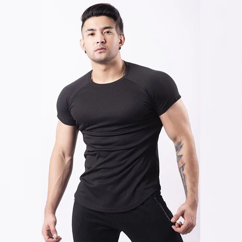 Men's Breathable Cotton Sports T-Shirt