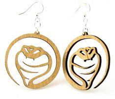 Cobra Snake Earrings # 1202 | Red Sunflower