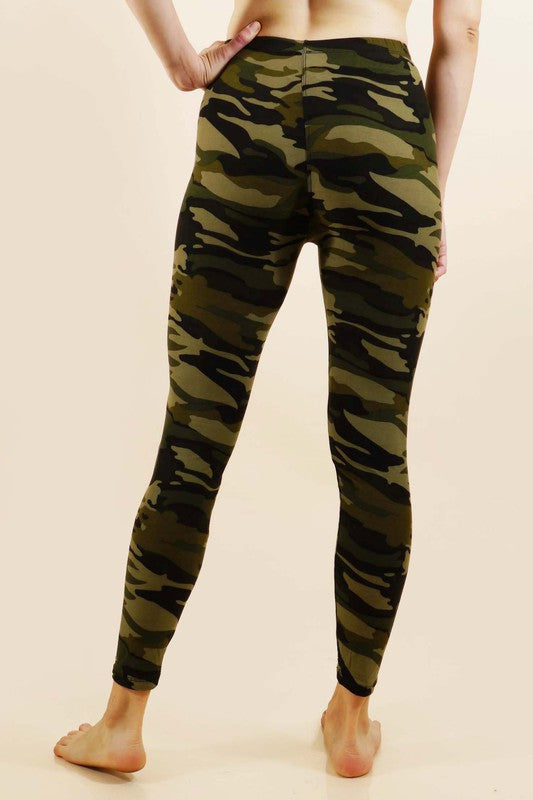 Camo Printed Leggings