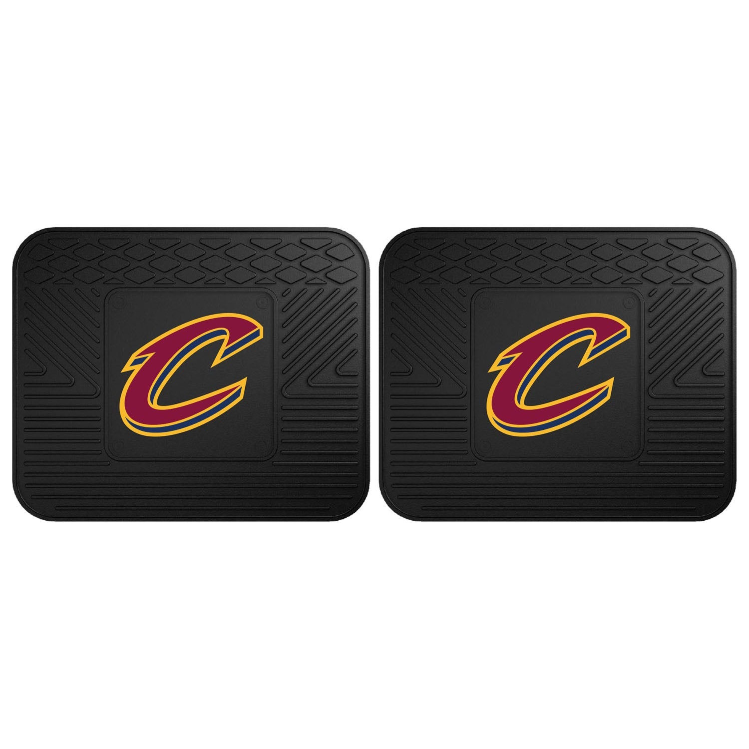 FANMATS 12367 NBA - Cleveland Cavaliers Utility Mat - 2 Piece | Brown Castor