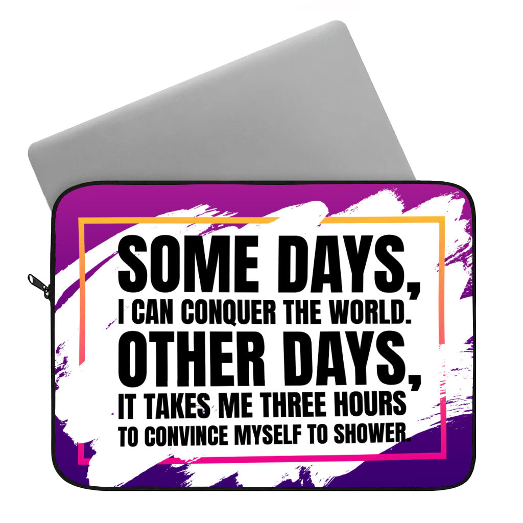 Funny Quote Dell 16" Sleeve - Best Design Laptop Sleeve - Graphic Laptop Sleeve with Zipper