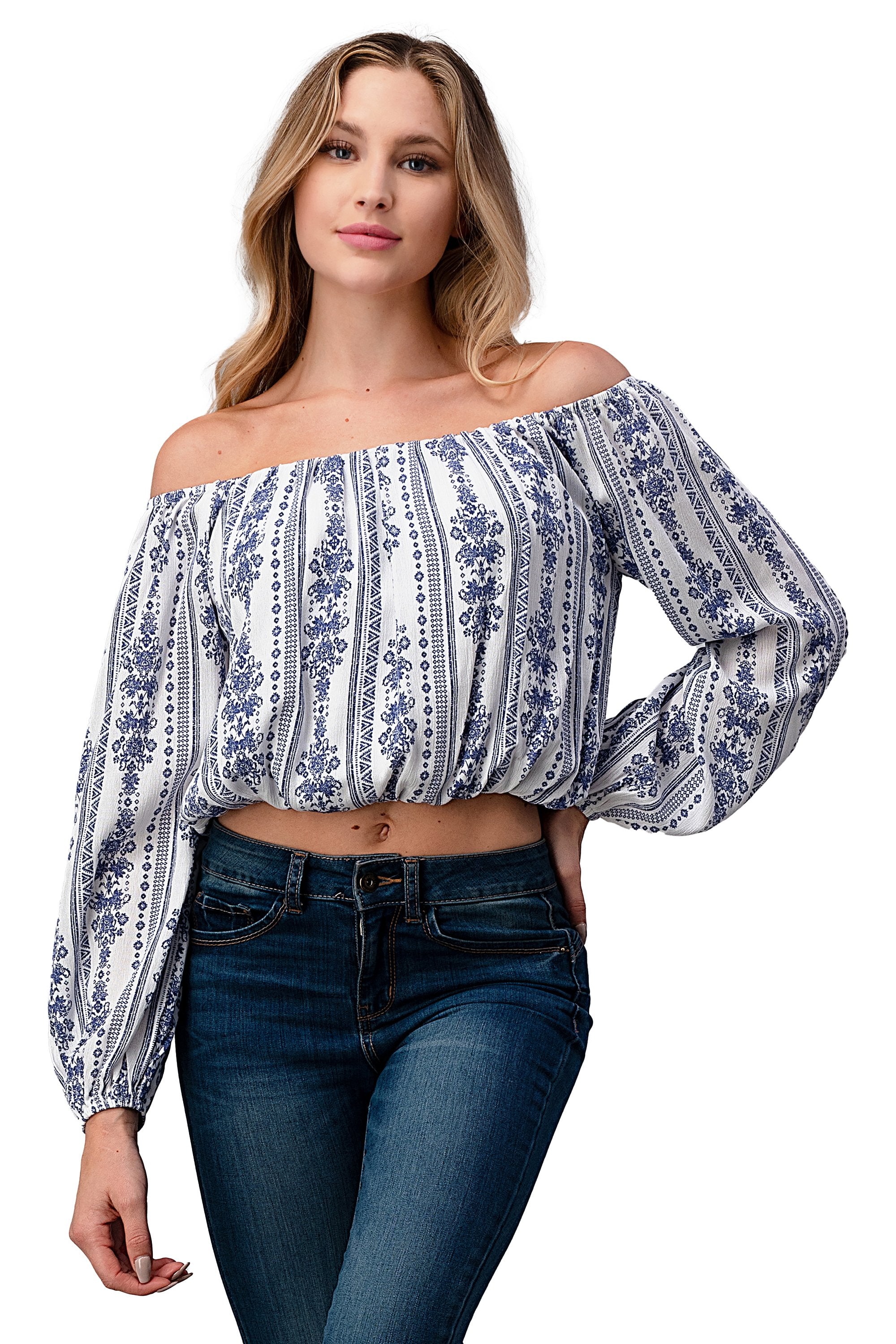 Off Shoulder Blouse Fashion Top