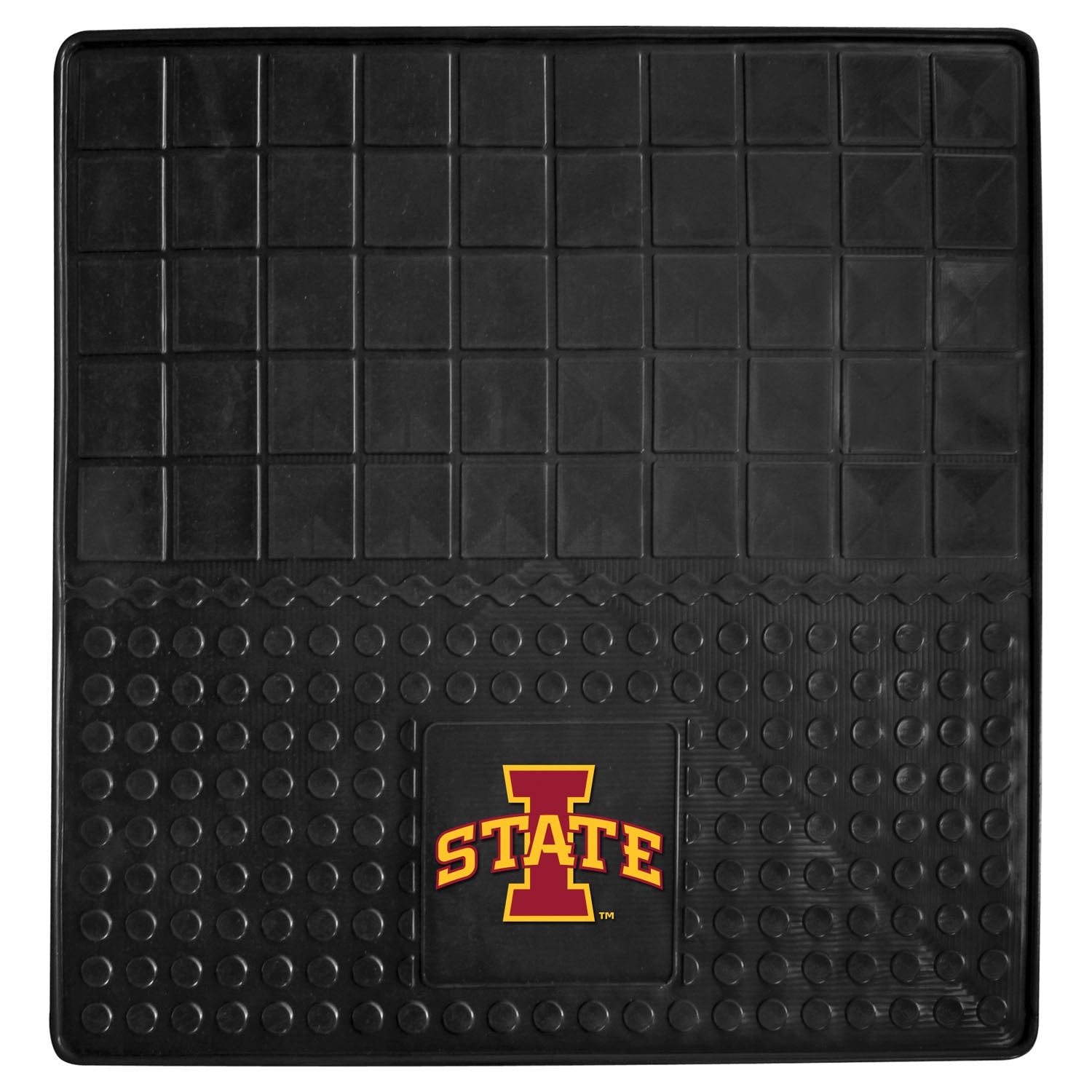 FANMATS NCAA Iowa State University Cyclones Vinyl Cargo Mat | Brown Castor