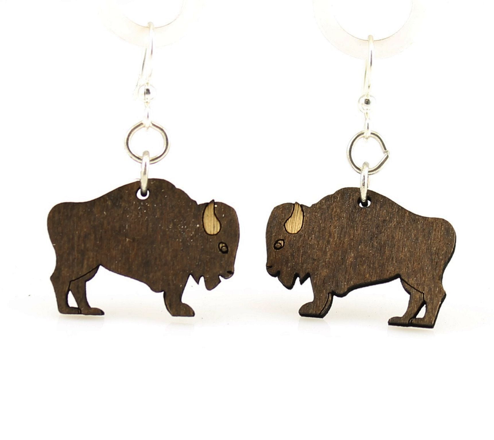 Buffalo Earrings # 1291 | Red Sunflower