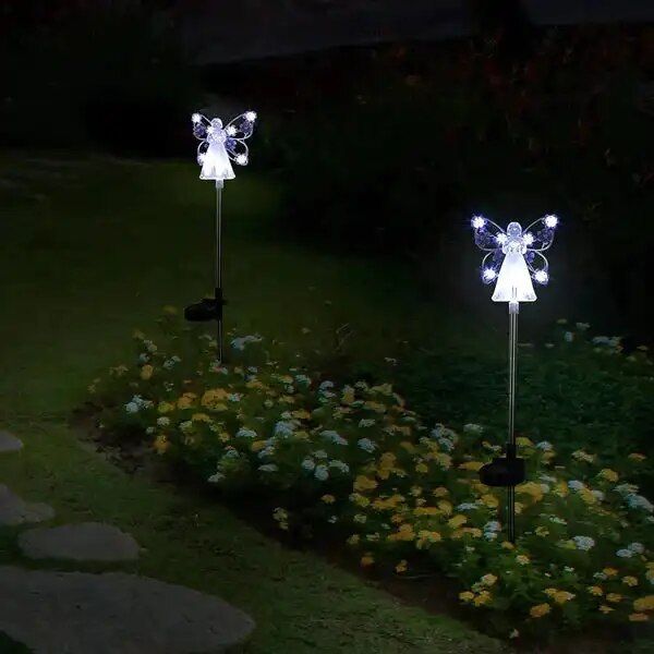 Solar Angel Outdoor Garden Light