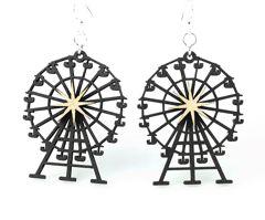 Ferris Wheel Earrings # 1319 | Red Sunflower