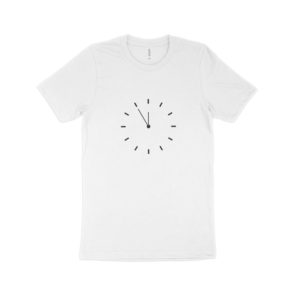 New Year Clock Unisex Jersey T-Shirt Made in USA