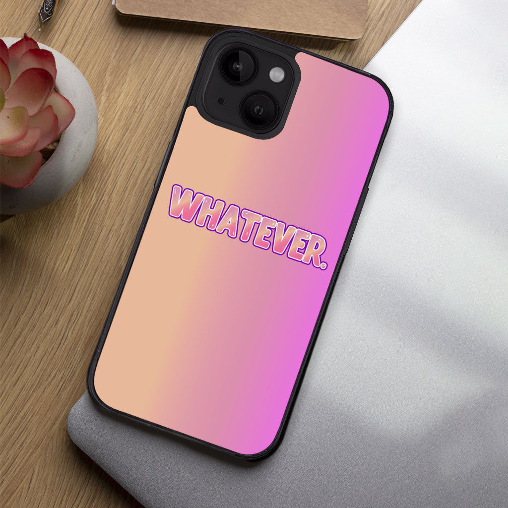 Whatever iPhone 14 Plus Case - Trendy Phone Case for iPhone 14 Plus - Best Design iPhone 14 Plus Case