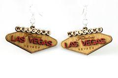 Las Vegas Sign Earrings # 1347 | Red Sunflower