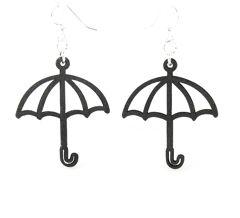 Umbrella Earrings # 1364 | Red Sunflower