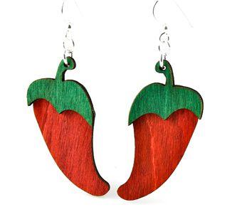 Pepper Earrings # 1382 | Red Sunflower