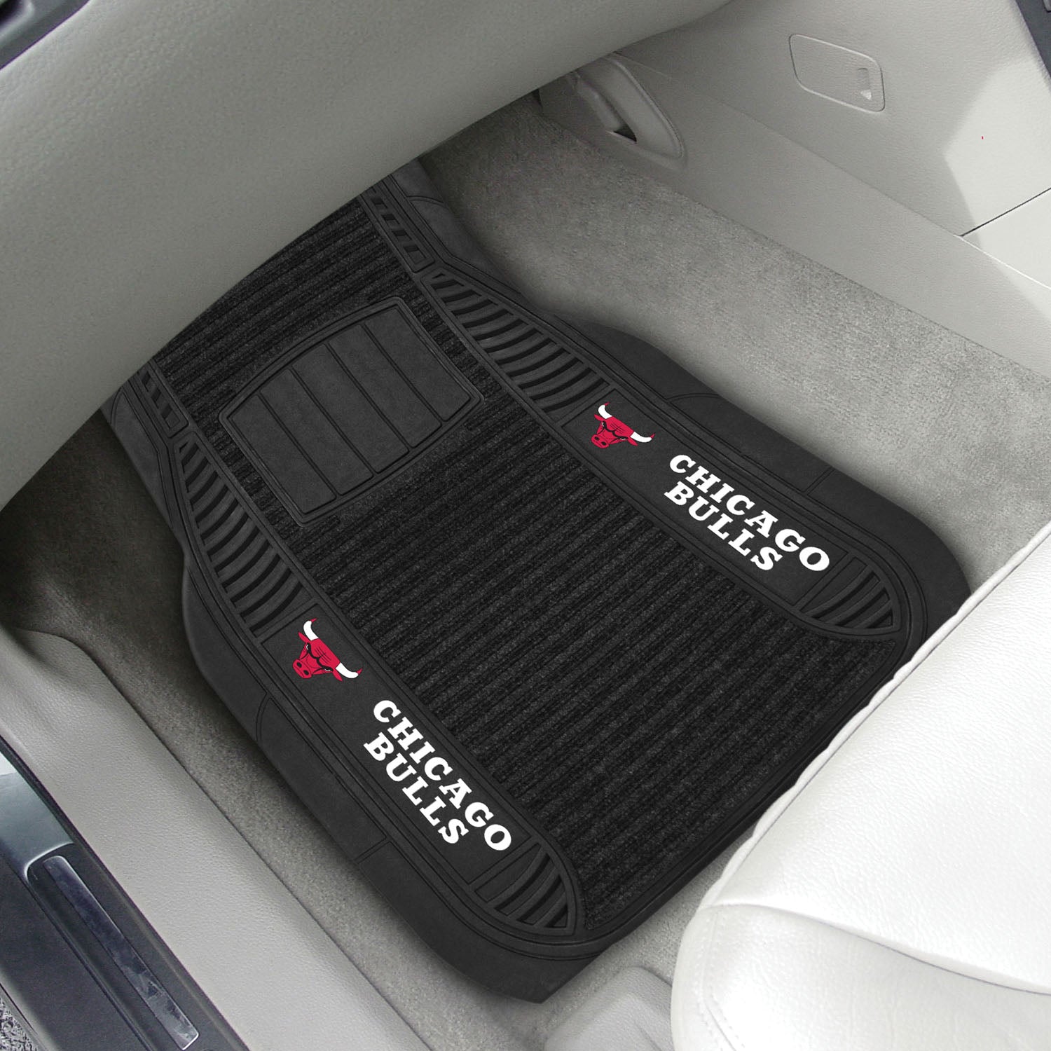 Fanmats Chicago Bulls Deluxe Car Mats - Set of 2