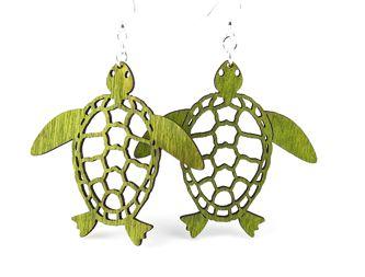 Sea Turtle Earrings # 1386 | Red Sunflower