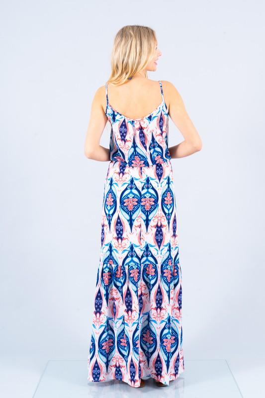 Tiered Bottom Detailed Maxi Dress