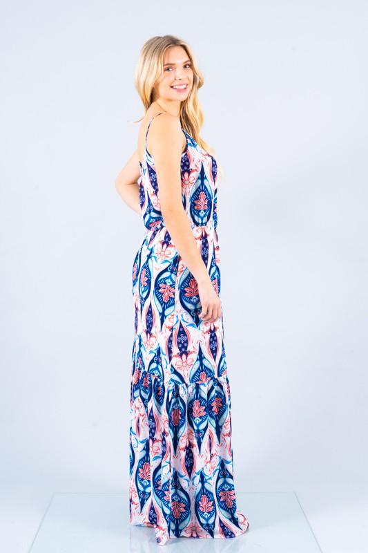 Tiered Bottom Detailed Maxi Dress