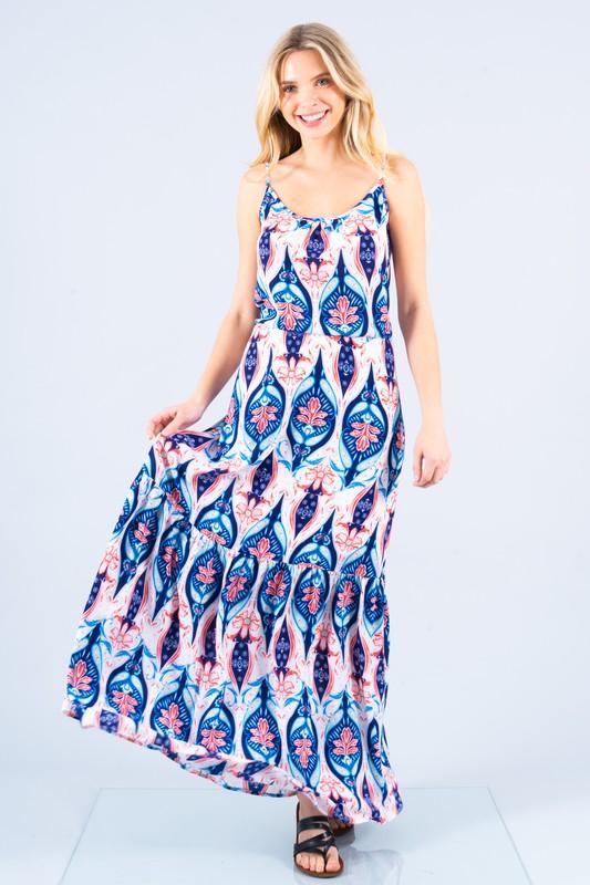 Tiered Bottom Detailed Maxi Dress