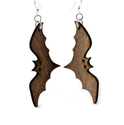 Bat Earrings # 1396 | Red Sunflower