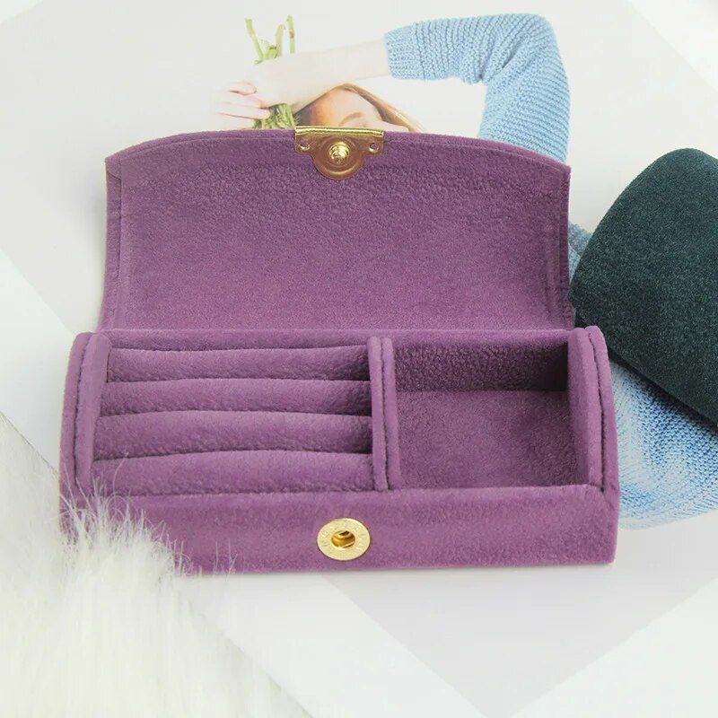 Velvet Travel Jewelry Organizer