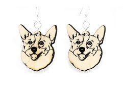 Corgi Earrings # 1413 | Red Sunflower