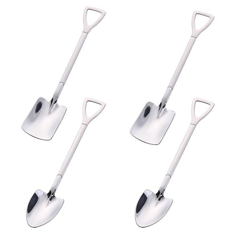 Creative Stainless Steel Shovel Spoon Set