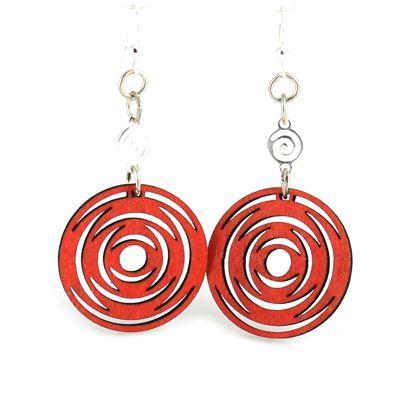 ICircled Dangle #1481 | Red Sunflower