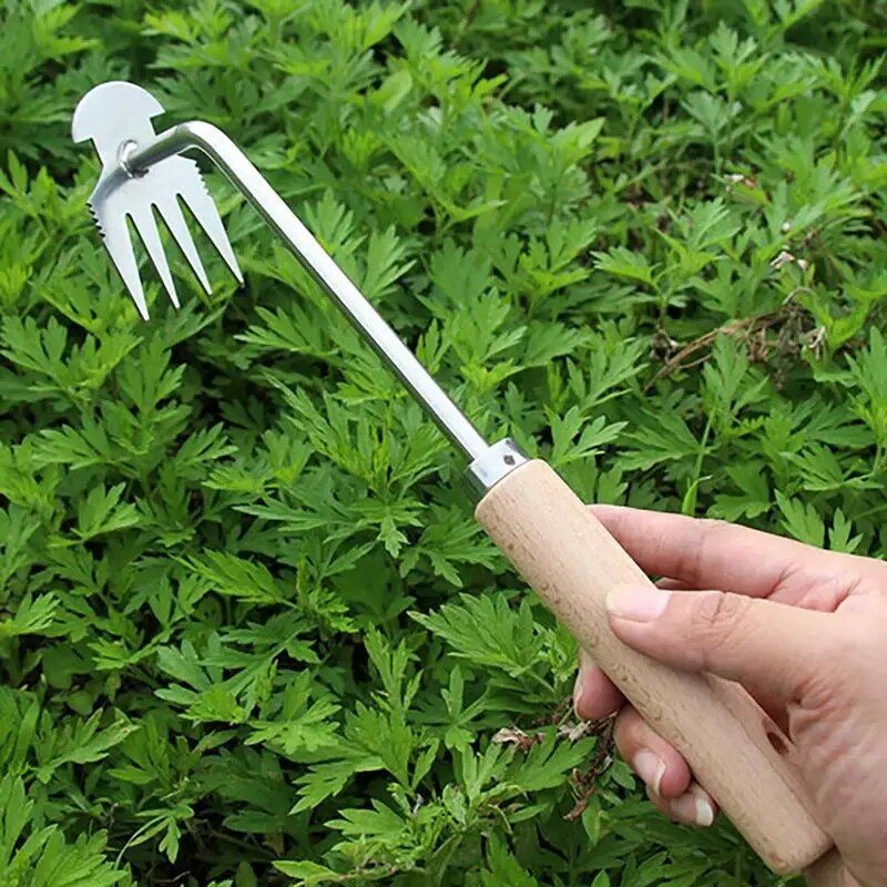 Efficient Stainless Steel Manual Weeder