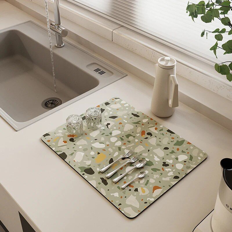 Multi-Purpose Quick-Dry Diatomite Placemat