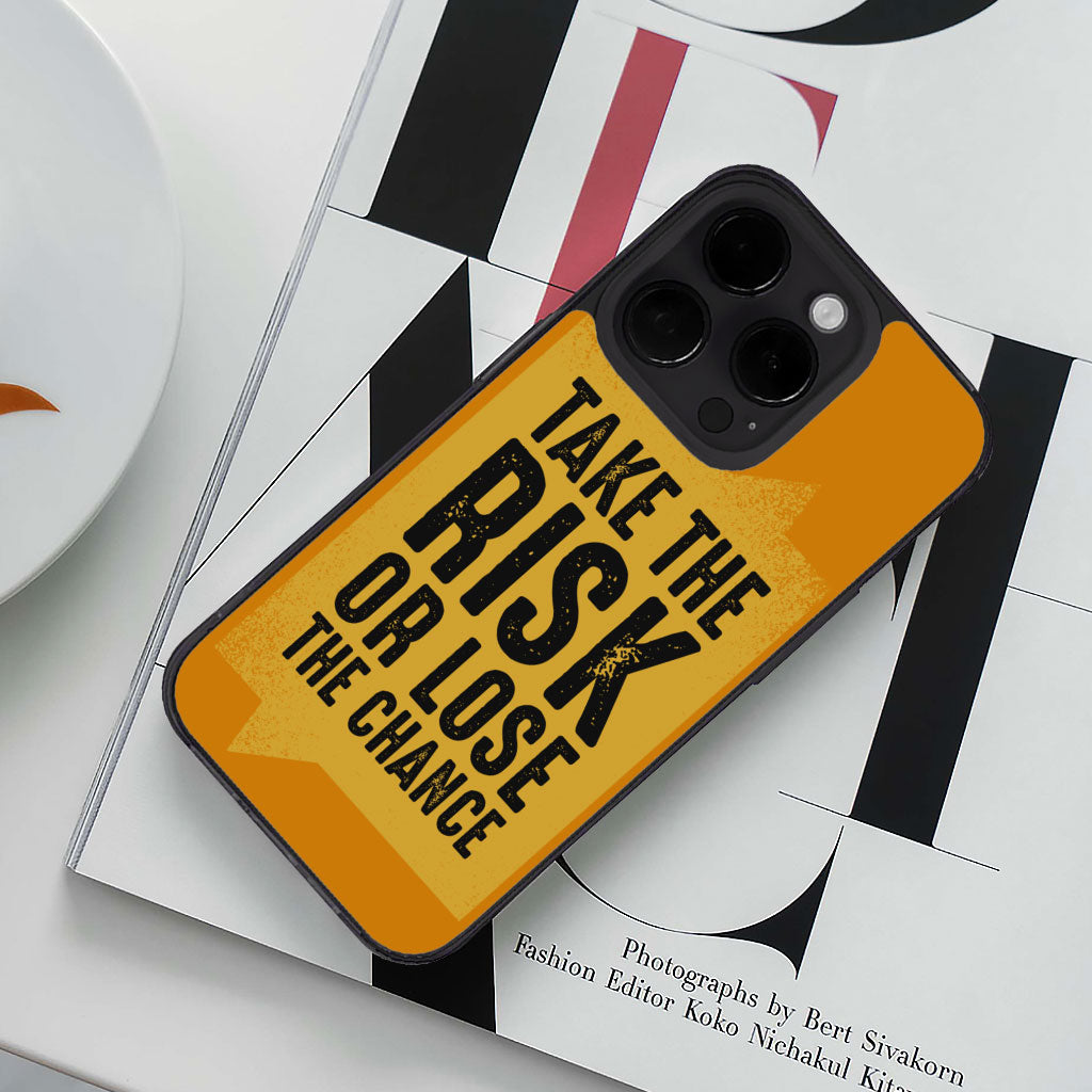 Take the Risk iPhone 14 Pro Max Case - Cool Phone Case for iPhone 14 Pro Max - Trendy iPhone 14 Pro Max Case