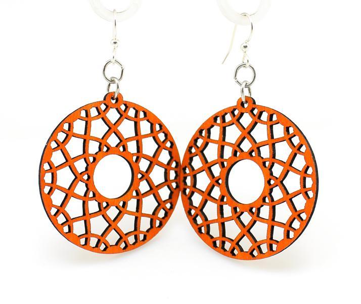 Flare Earrings #1516 | Red Sunflower