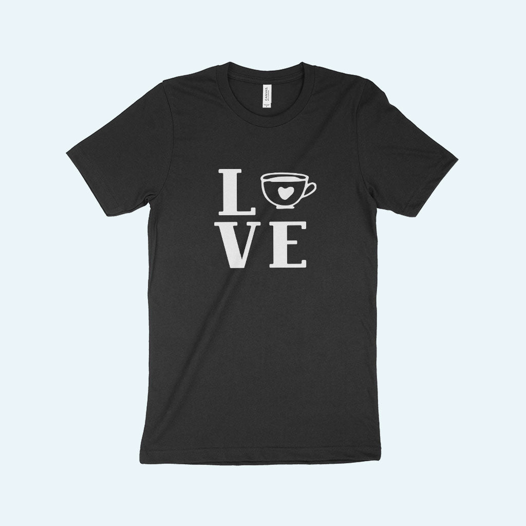 Love Coffee Unisex Jersey T-Shirt Made in USA