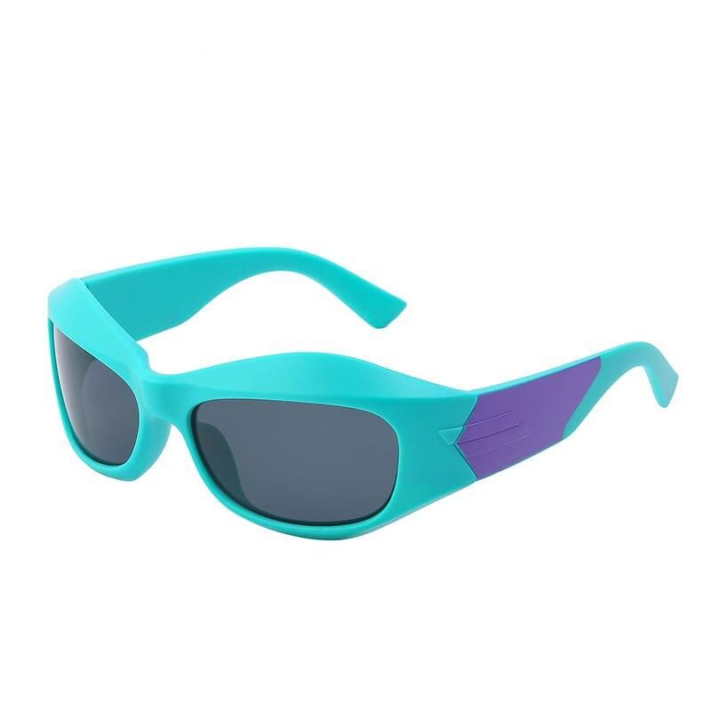 Retro-Futuristic Cyberpunk Sports Sunglasses